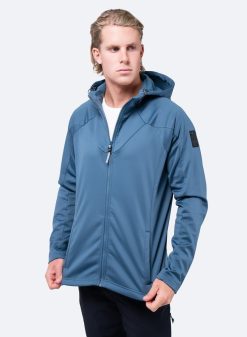 Online Zhik Sweat A Capuche Tech Pour Hommes - Bleu Provincial