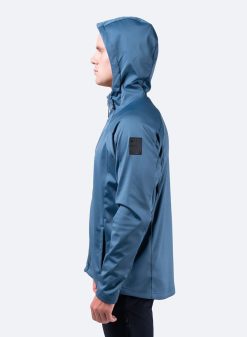 Online Zhik Sweat A Capuche Tech Pour Hommes - Bleu Provincial