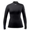 Hot Zhik Haut Noir A Manches Longues En Spandex Ecologique Pour Femme