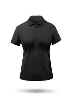 New Zhik Polo En Coton Pima Pour Femme - Noir