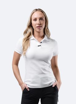 Clearance Zhik Polo En Coton Pima Pour Femme - Blanc