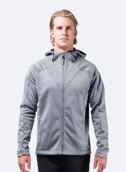 New Zhik Sweat A Capuche Tech Pour Hommes - Platine