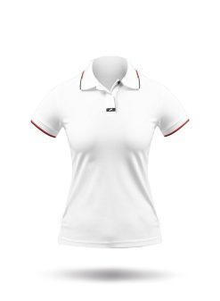 Clearance Zhik Polo Elite Femme - Blanc