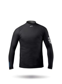 New Zhik Haut A Manches Longues En Eco Spandex Noir Junior