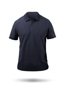 Wholesale Zhik Polo En Coton Pima Pour Homme - Bleu Marine