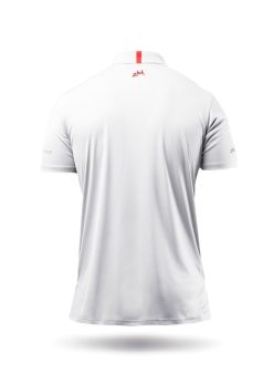 Wholesale Zhik Polo De Sport Uvactive Zip Pour Hommes - Blanc