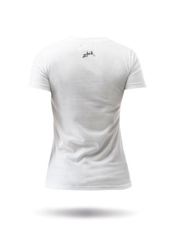 Clearance Zhik T-Shirt En Coton Zhik Pour Femme - Blanc