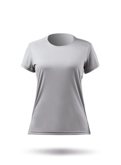 New Zhik Haut A Manches Courtes Uvactive Pour Femme - Gris