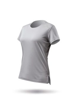 New Zhik Haut A Manches Courtes Uvactive Pour Femme - Gris