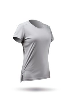 New Zhik Haut A Manches Courtes Uvactive Pour Femme - Gris