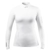 Hot Zhik Haut Blanc A Manches Longues En Spandex Ecologique Pour Femme