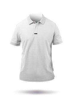 New Zhik Polo En Coton Pima Pour Homme - Blanc